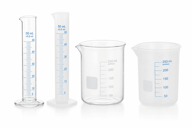 Probetas y vasos precipitados